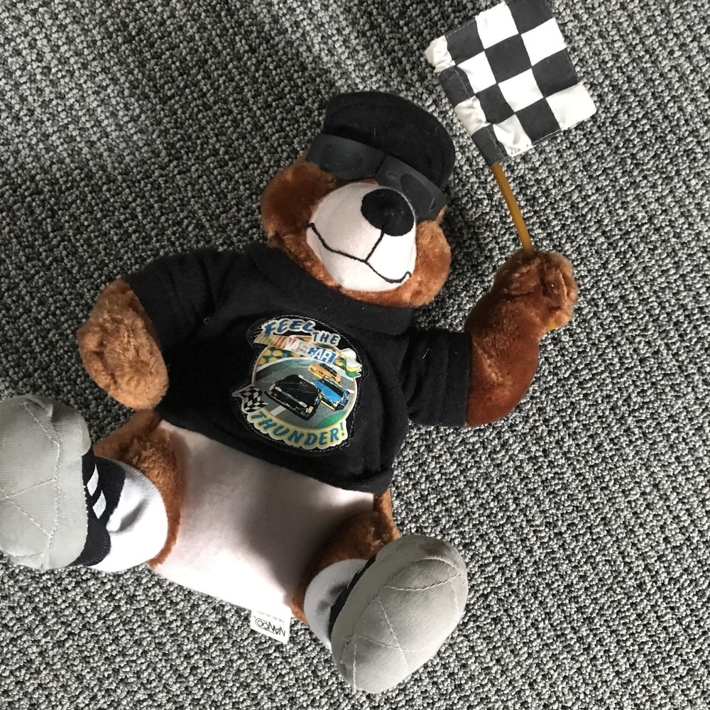 NASCAR 1998 Plush Thunder Bear 10"